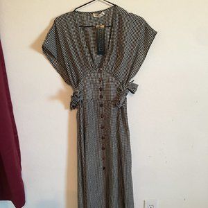 Women's Gingham Print Dress